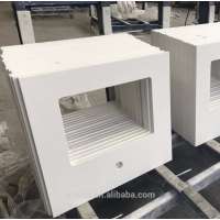 Pure White Quartz stone Bathroom vanity tops