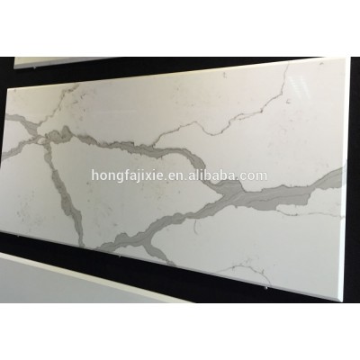 Calacatta gold quartz stone/artificial quartz stone solid surface for kitchen countertop