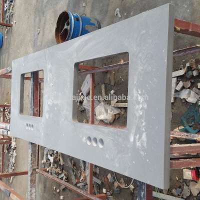 Fast delivery quartz stone,custom size wholesale quartz stone countertops with eased and polished edge